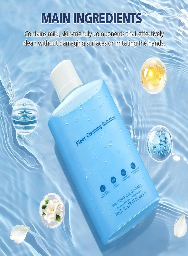 VILLAPOOL Floor Cleaning Solution Compatible with Roborock Robot Vacuums & Wet Dry Vacuums, Deep Cleaning Formula for Hardwood, Tile & Laminate Floors, Gentle and Powerful, 1L (33.8 fl oz) - Image 3